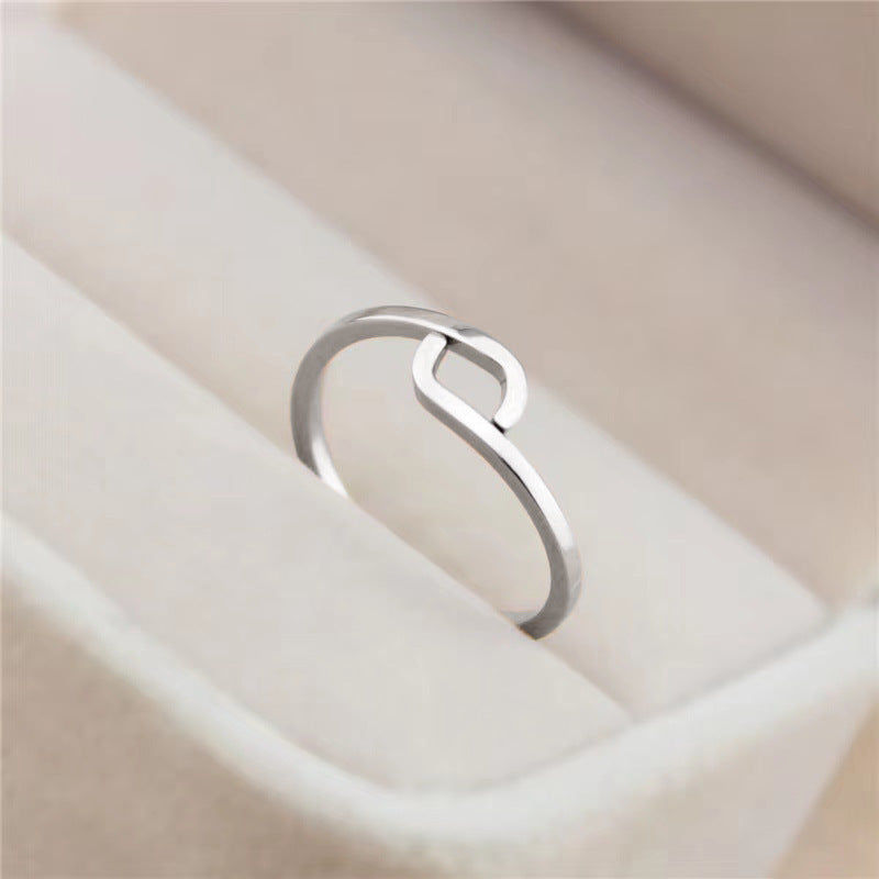 Korean Style Minimalist Creative Twee Constellation Open Rings