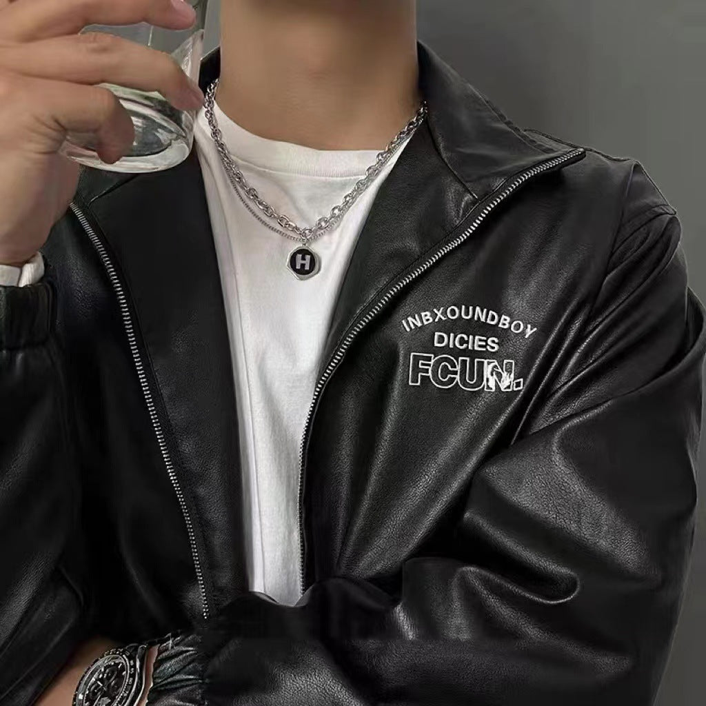 Women's & Men's Letter Fashion Design Hip Hop Couple Ornament Necklaces