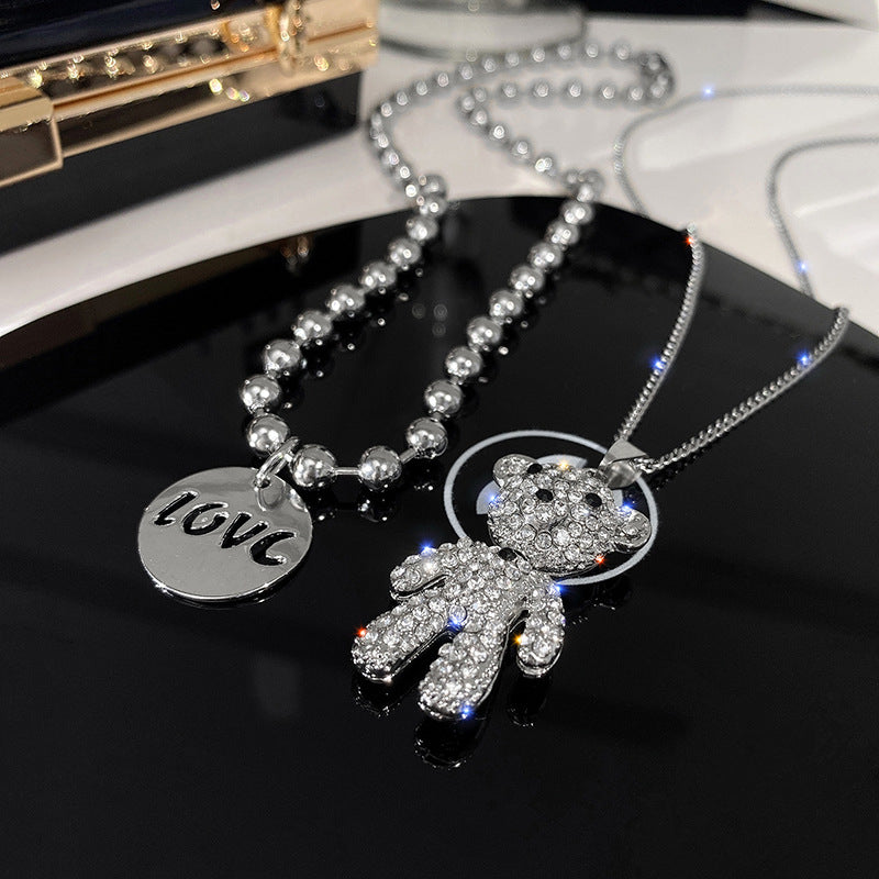 Women's Bear Autumn Tide Clavicle Chain Hip Necklaces