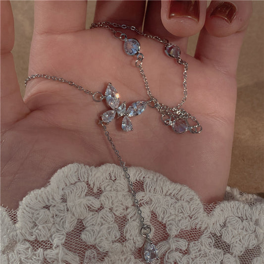 Women's Glance Pure Butterfly Light Luxury Minority Necklaces