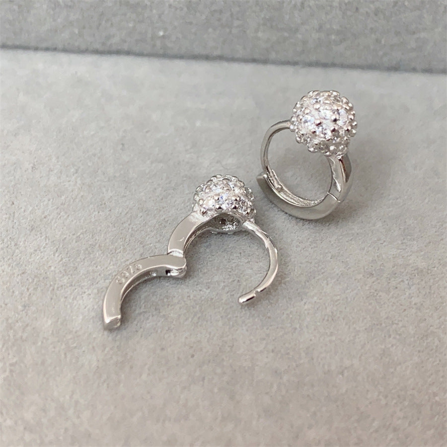 Women's Diamond Ear Clip Refined Stylish Versatile Earrings