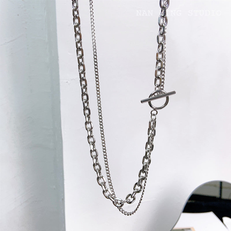 Simple Metal Chain Trendy Street Cold Necklaces