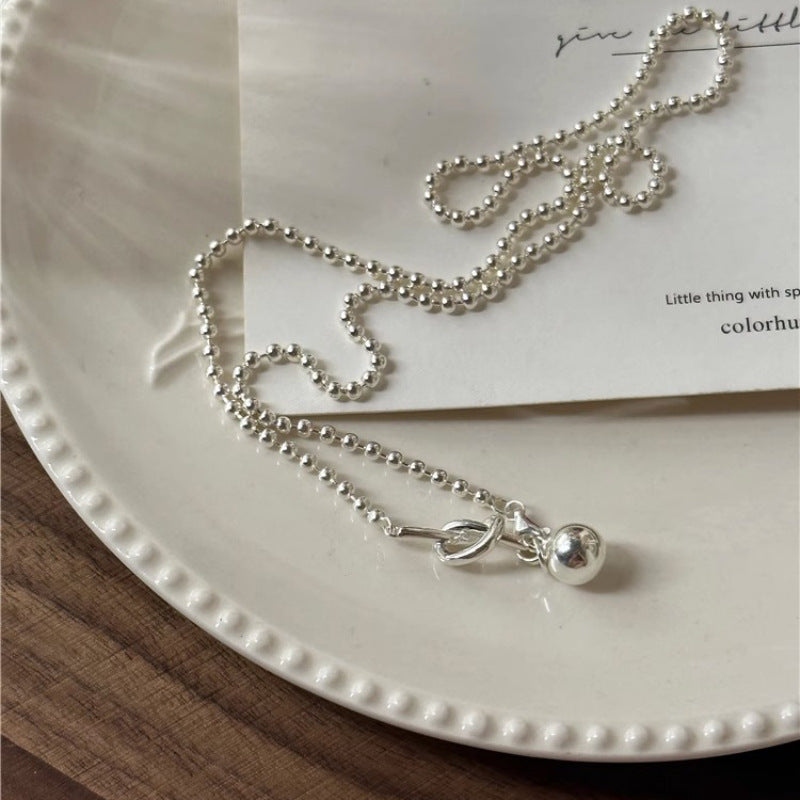 Women's Knotted Small Balls Minimalist Fashion Exquisite And Versatile Necklaces