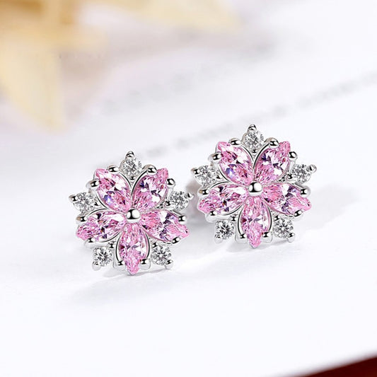 Affordable Luxury Fashion Little Female Sier Pin Design High Earrings