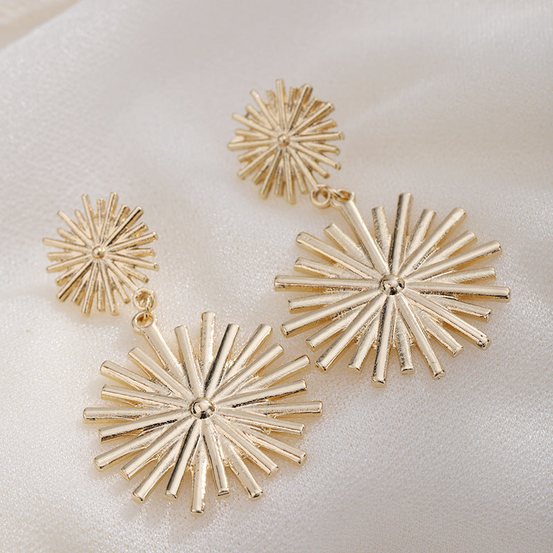 Metal Female Fashion High Sense Personalized Earrings