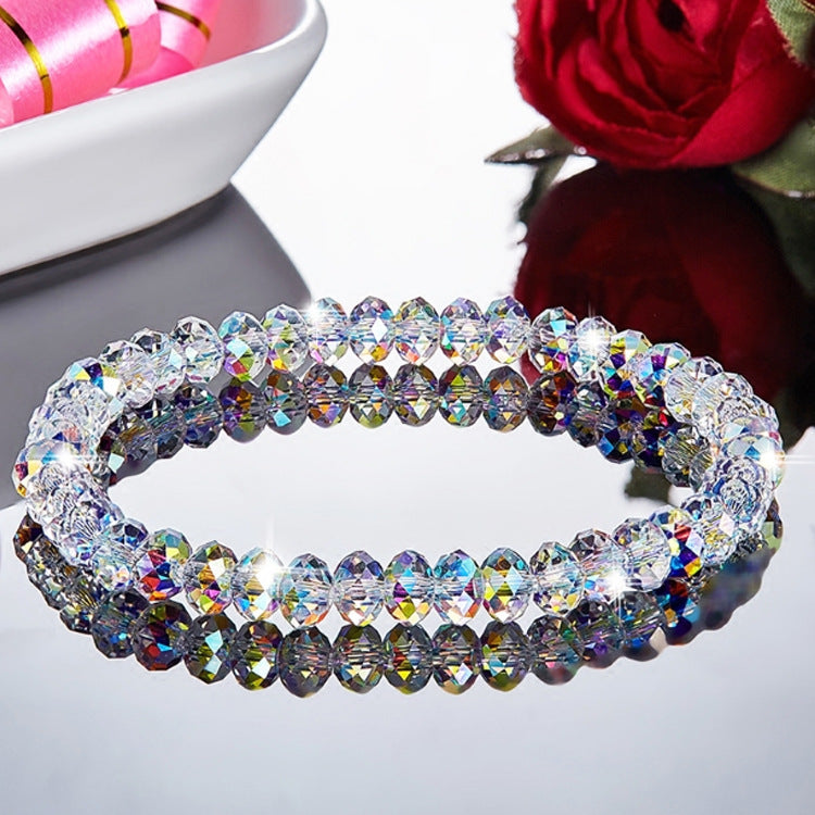 Sweet Colorful Lucky Beads Female Crystal Bracelet