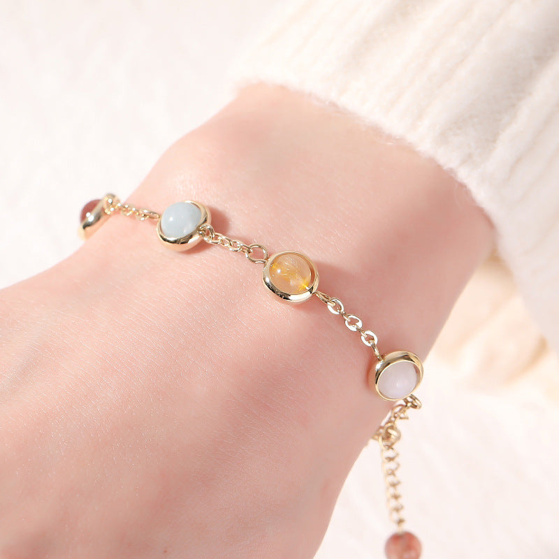 Korean Style Sweet Mori Colorful Lucky Bracelets