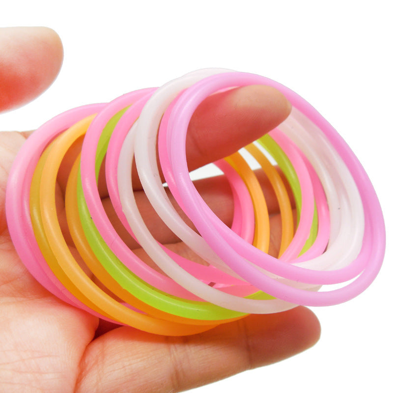 Rubber Band Silica Gel Thin Thread Warp Can Tie Bracelets