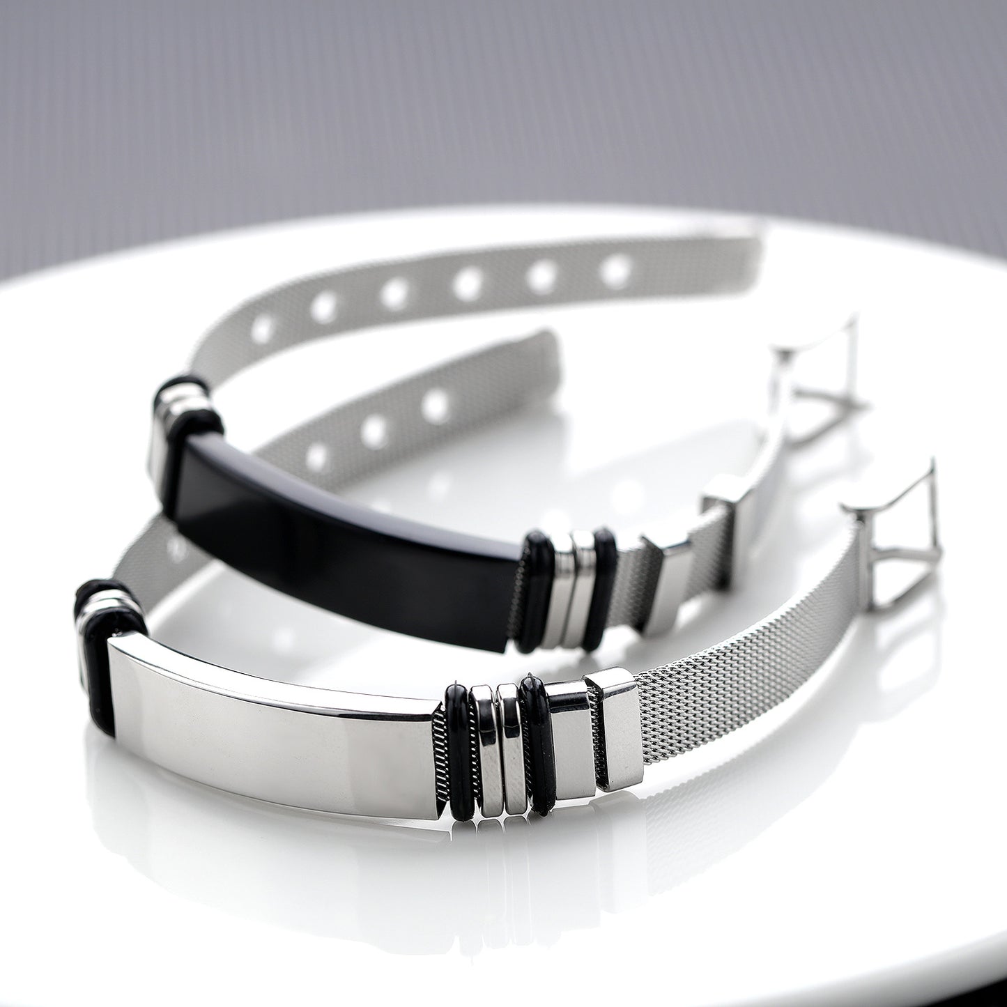 Men's Foreign Jewelry Fashion Net Strap Curved Bracelets