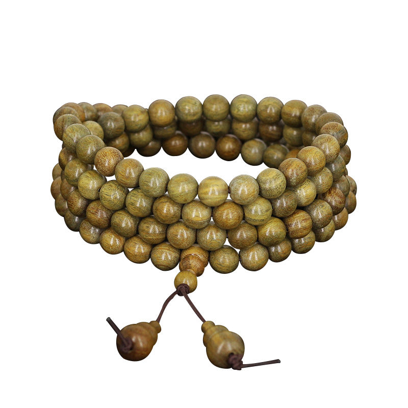 Bracelets de gourde de disciple de prière en bois de santal pour femmes, hommes et perles