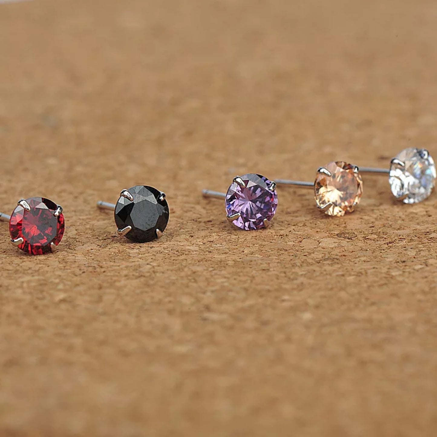 Women's & Men's Zircon Simple Fashion Sterling Sier For Stud Earrings