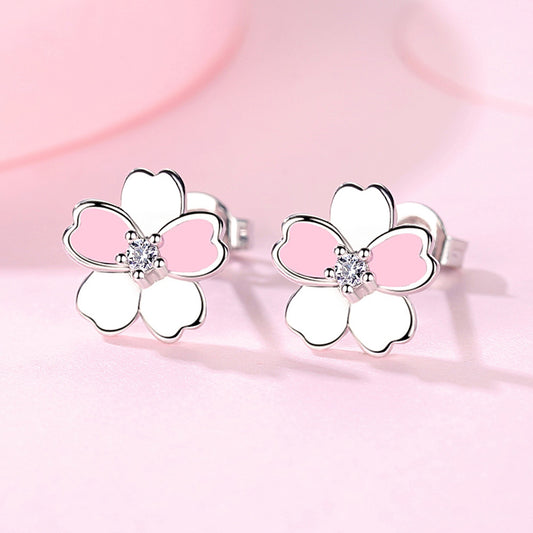 Simple Female Romantic Fresh Rural Flower Rings