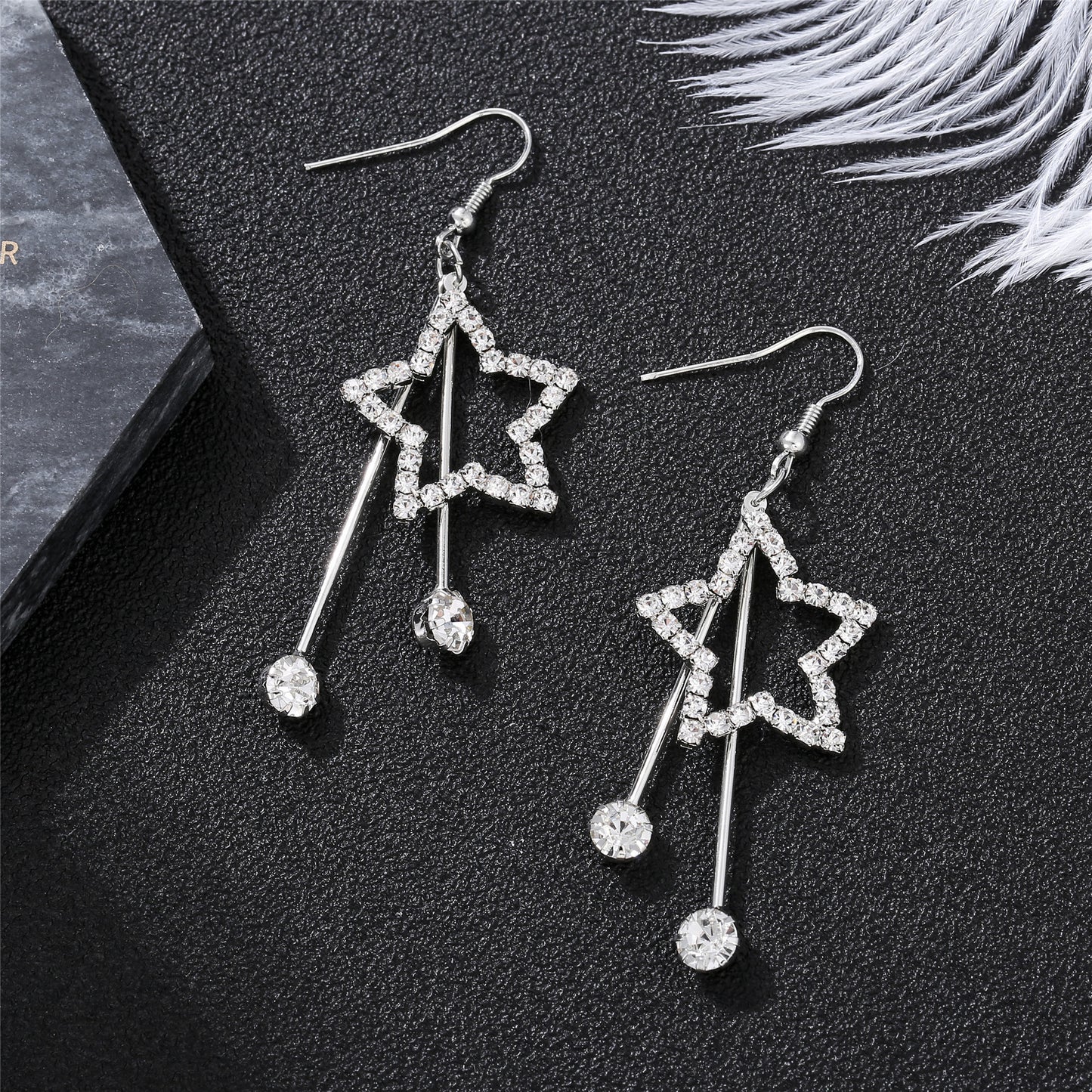 Versatile Personality Korean Fashion Simple Tassel Earrings