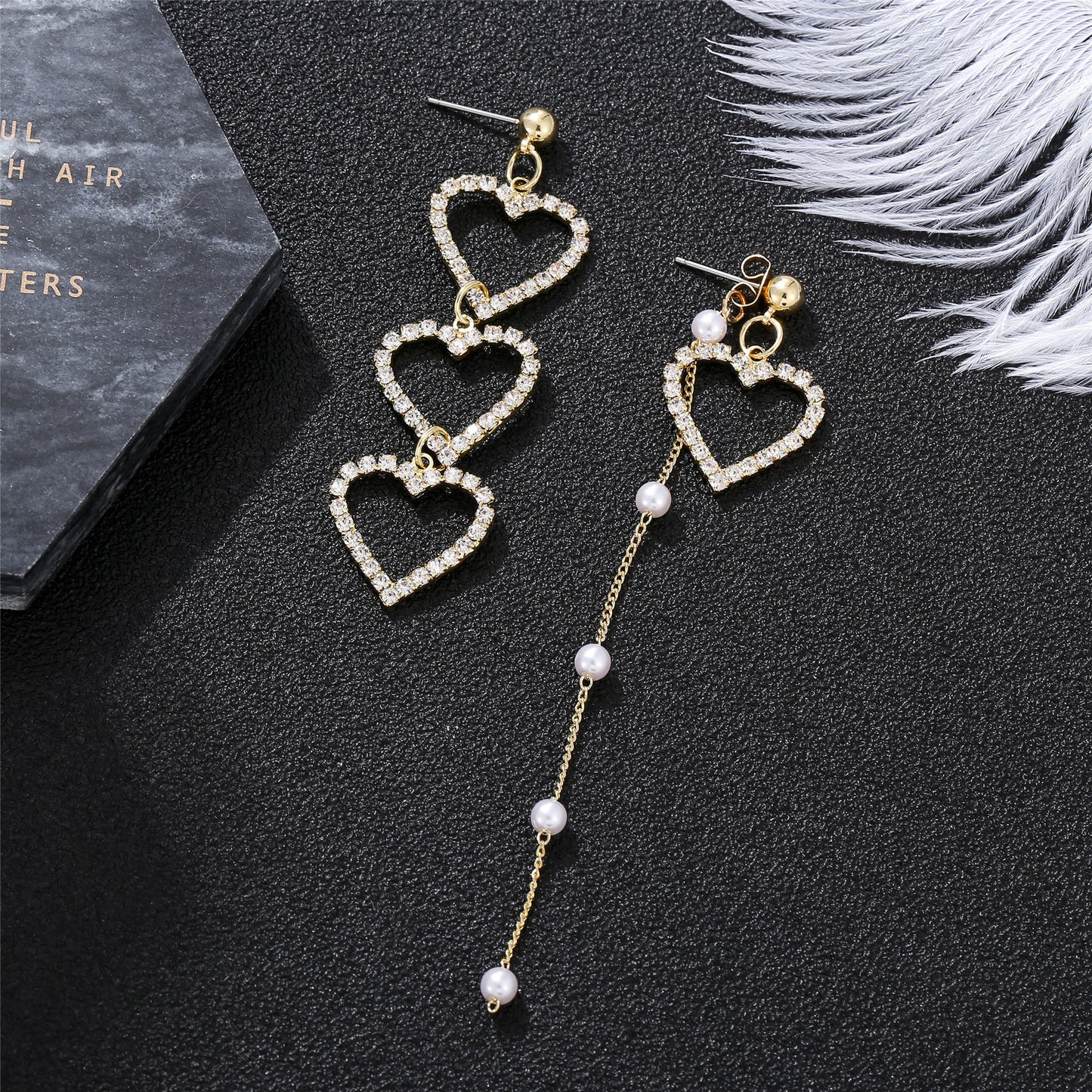 Versatile Personality Korean Fashion Simple Tassel Earrings