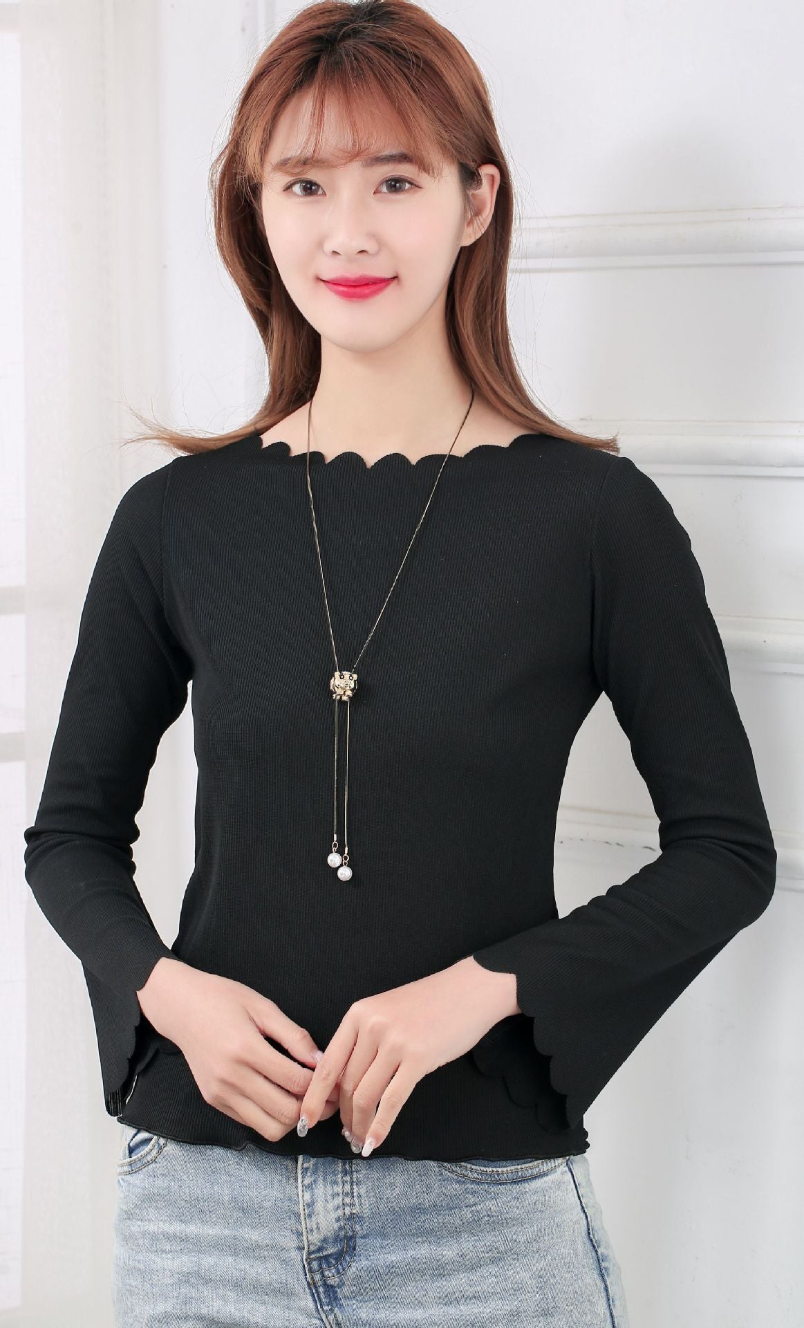 Clavicle Chain Versatile Gift Sweater Pig Necklaces