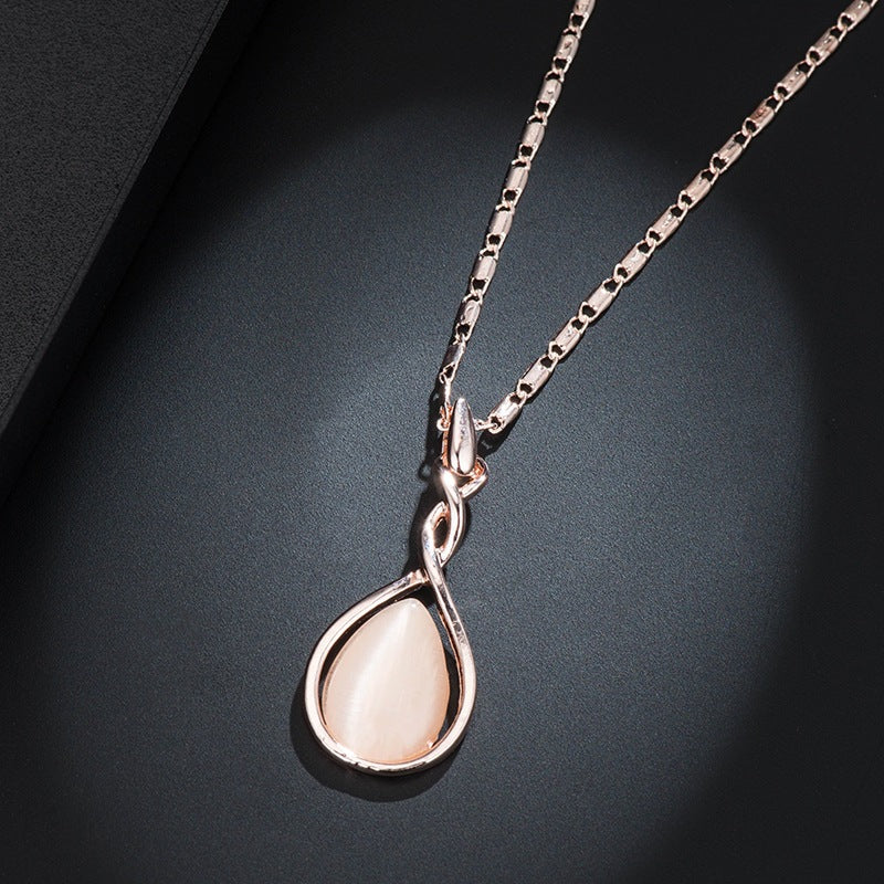 Opal Water Drop Bridal Of Source Jewelry Set