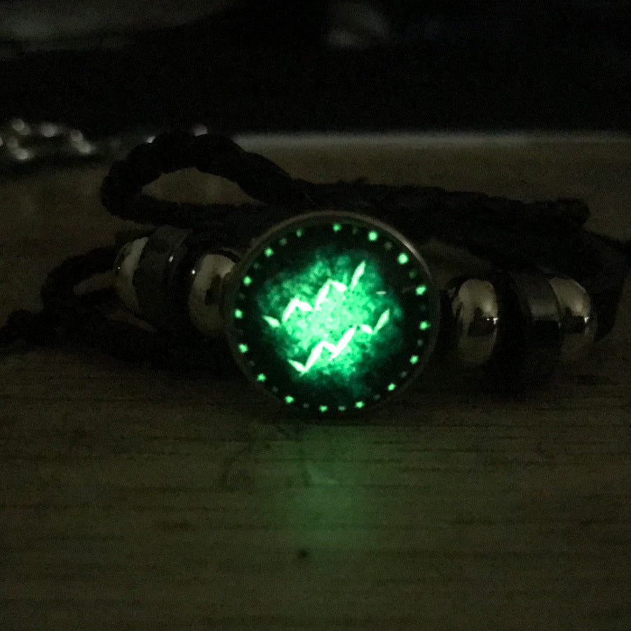 Luminous Twee Constellations Woven Leather Vintage Bracelets