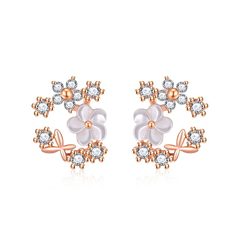 Women's Korean Style Elegant Bells Of Ireland Earrings