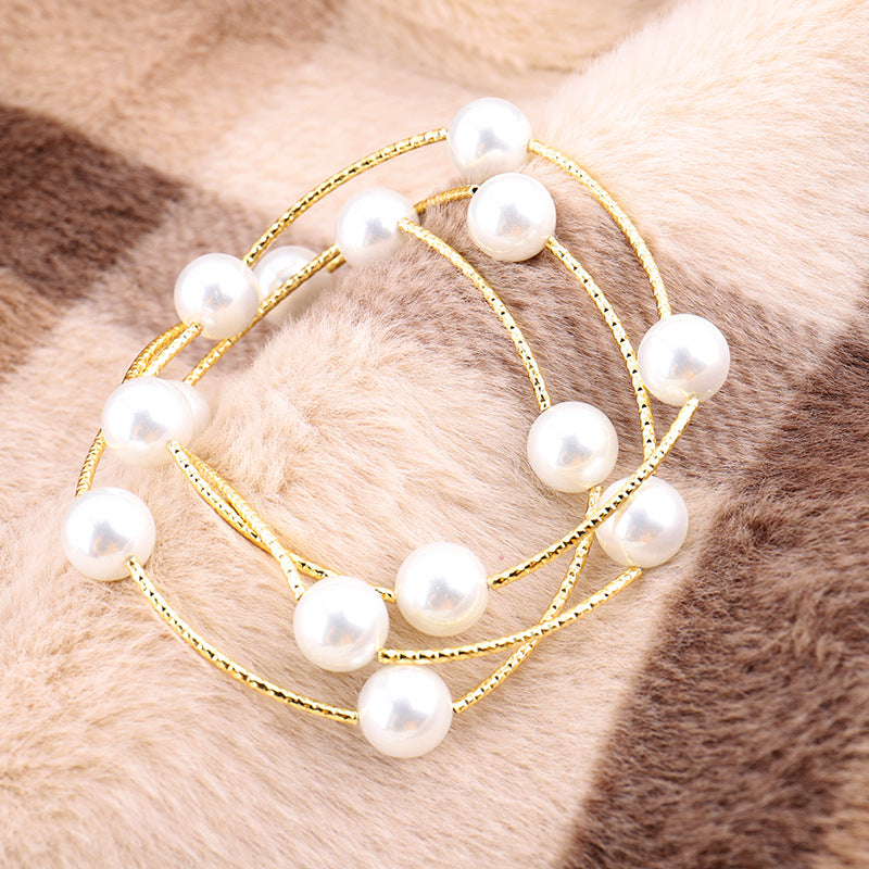 Little Celebrity Shell Pearls Pearl Coiling Bracelets