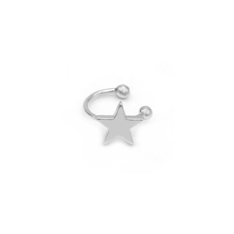 Creative Style Korean Clips Fashion Fashionmonger Stars Heart Ear Clip
