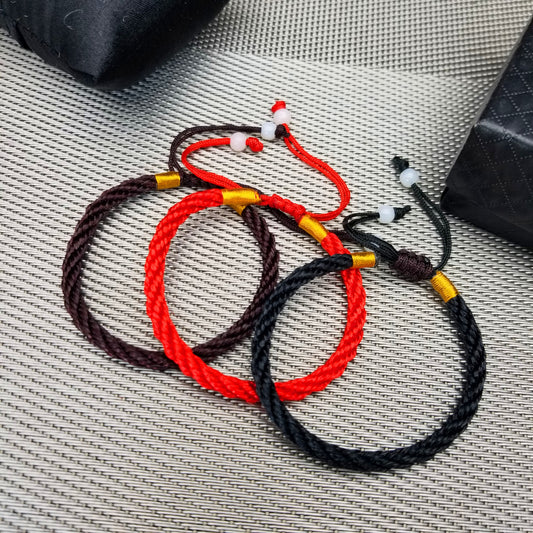 Schatz geflochtene rote Seil-Festival-Geschenk-Handgelenk-Schnur-Armbänder