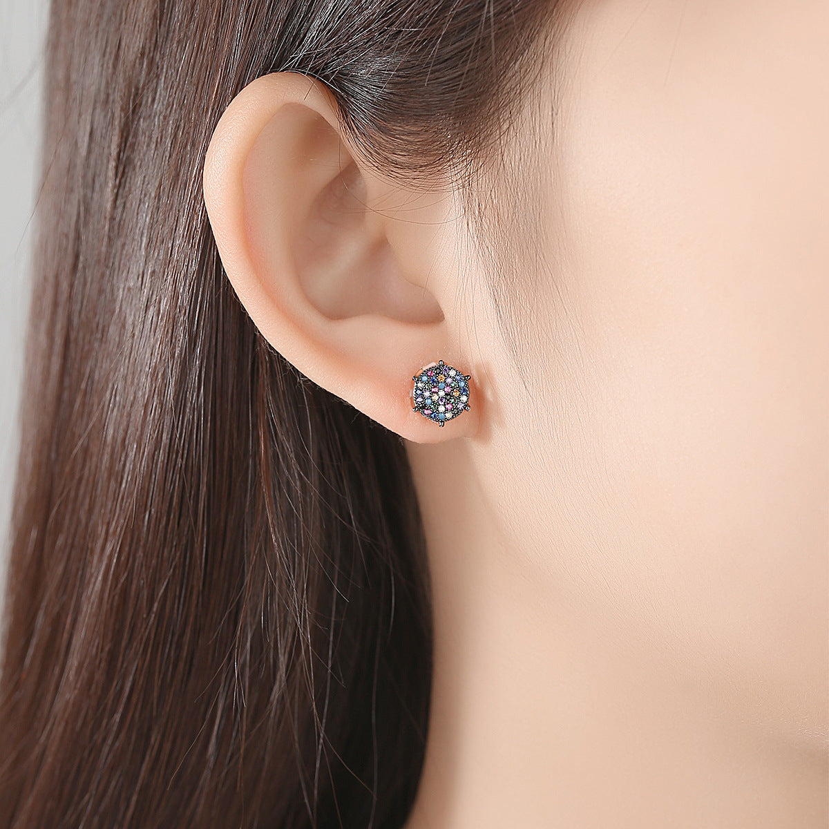 Copper Fine Korean Fashion Fairy Sweet Stud Earrings