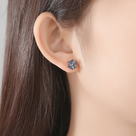 Copper Fine Korean Fashion Fairy Sweet Stud Earrings