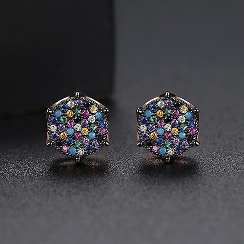 Copper Fine Korean Fashion Fairy Sweet Stud Earrings