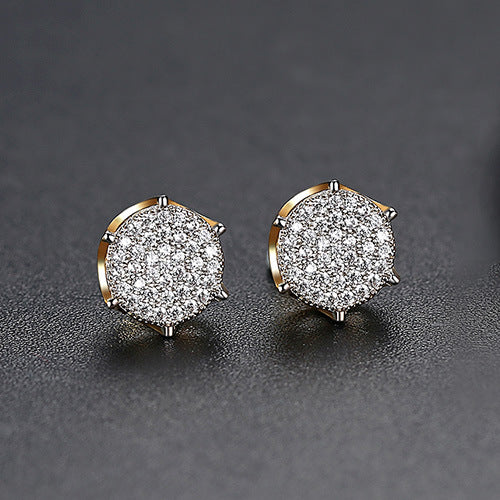 Copper Fine Korean Fashion Fairy Sweet Stud Earrings