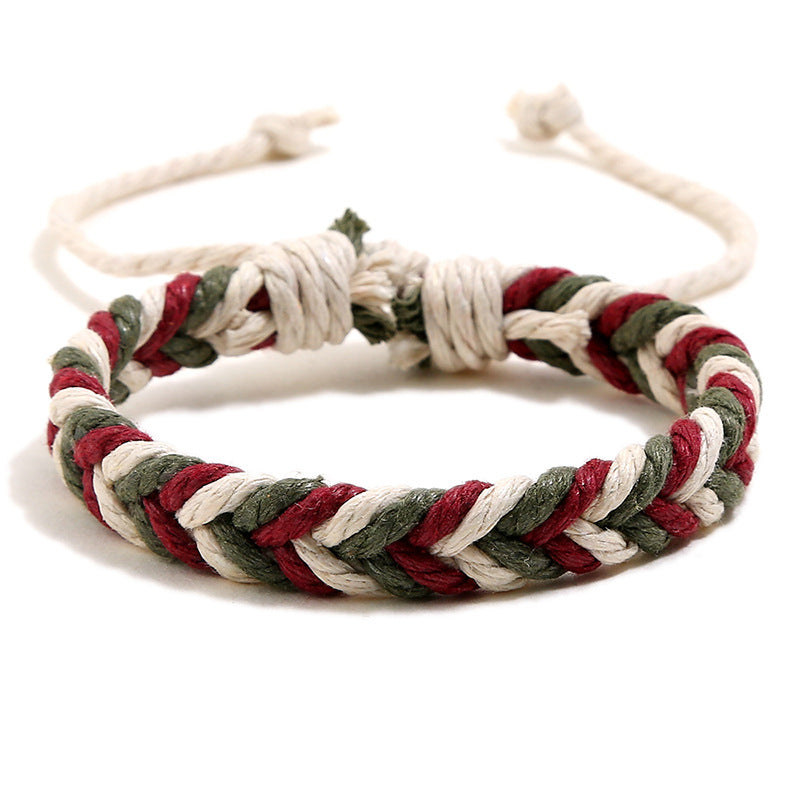 Rope Couple Ethnic Style Hand Weaving Bracelets