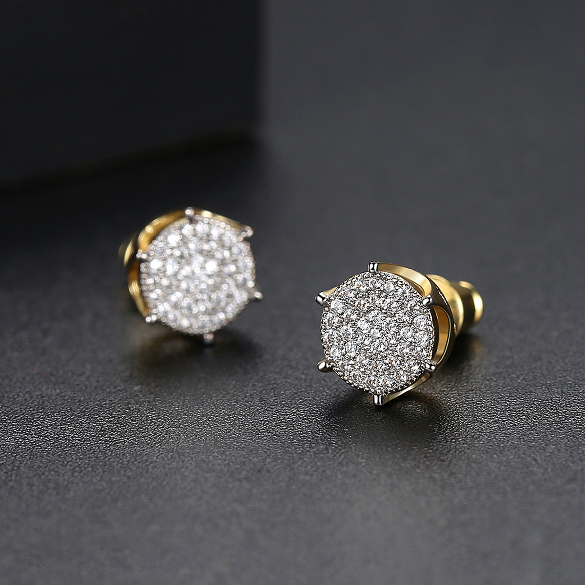 Copper Fine Korean Fashion Fairy Sweet Stud Earrings