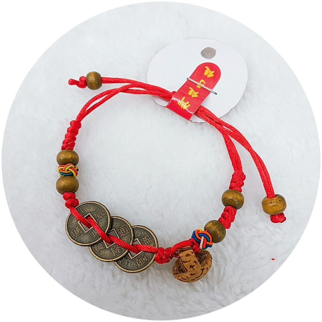 Bracelet de cheville en corde rouge en cristal de jade, deux bracelets