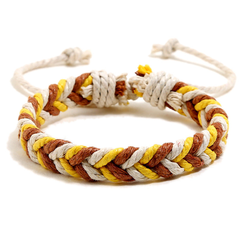 Rope Couple Ethnic Style Hand Weaving Bracelets