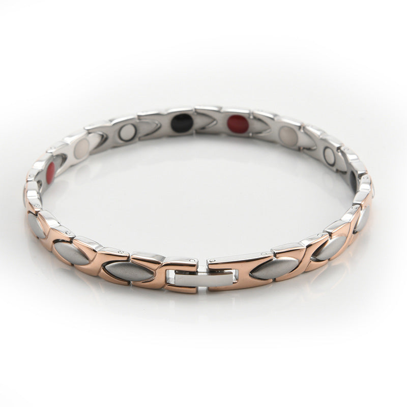 Men's Korean Style Titanium Steel Energy Fashion Bracelets