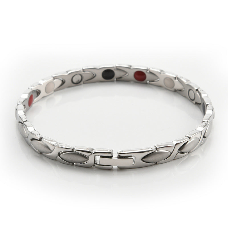 Men's Korean Style Titanium Steel Energy Fashion Bracelets