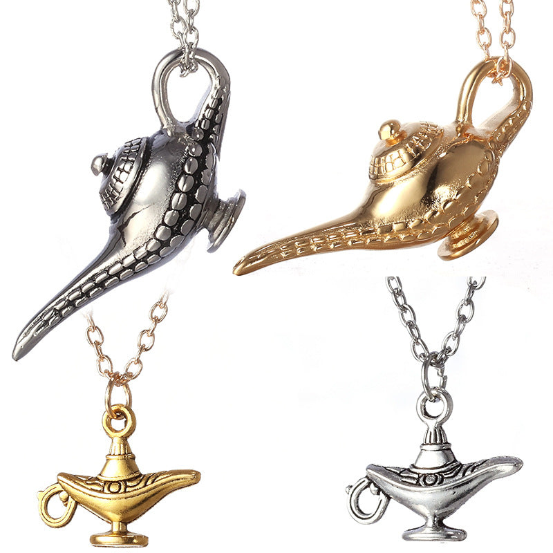Women's & Men's Lamp Of Aladdin Personalized Retro Fashion Necklace