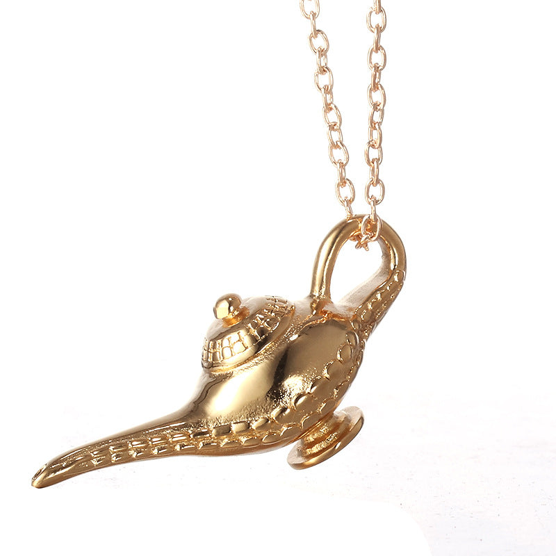 Women's & Men's Lamp Of Aladdin Personalized Retro Fashion Necklace
