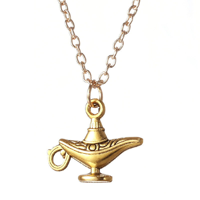 Women's & Men's Lamp Of Aladdin Personalized Retro Fashion Necklace