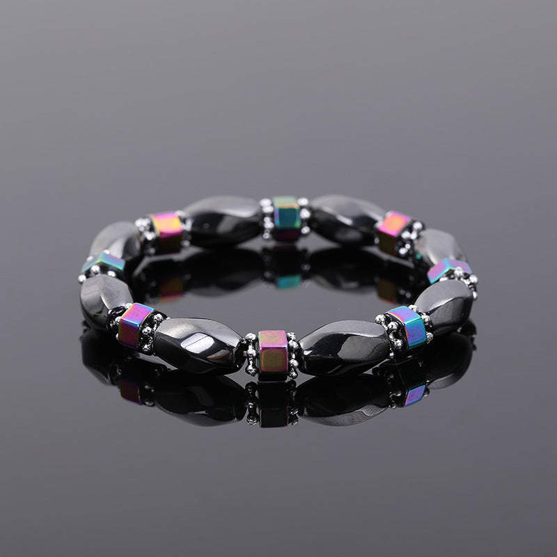 Fashion Black Magnet Ornament Health Stall Bracelets