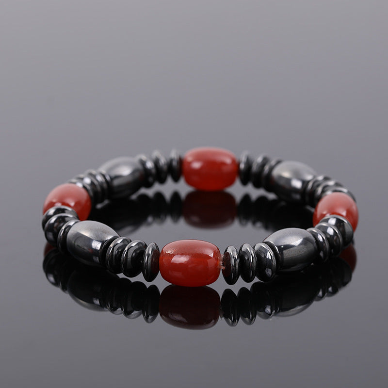 Modische schwarze Magnet-Ornament-Gesundheitsstand-Armbänder