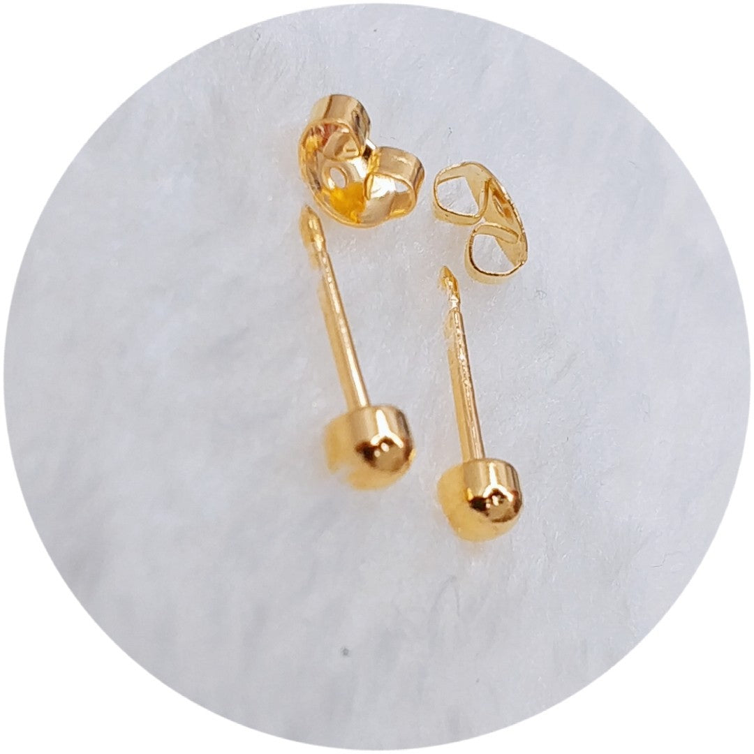 One's Ears Pierced Bullet Special Acrylic Diamond Stud Earrings