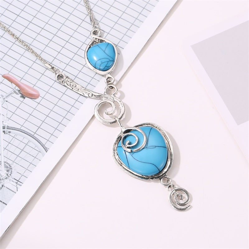 Style Crack Tophus Bohemian Exaggerated Temperamental Necklaces