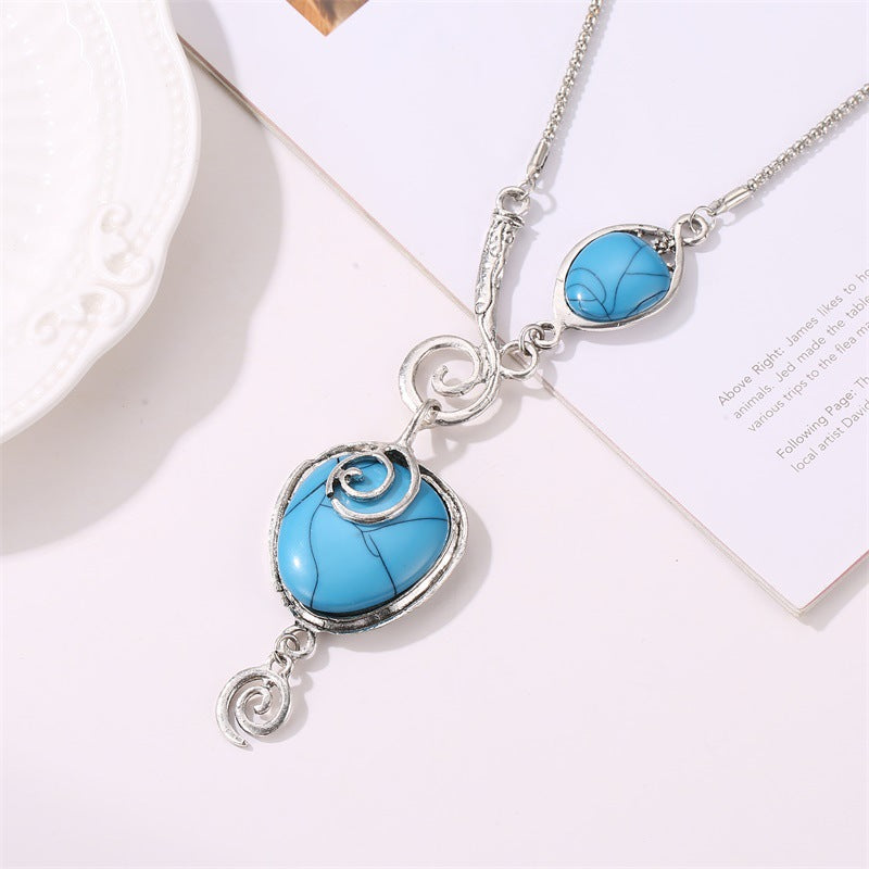 Style Crack Tophus Bohemian Exaggerated Temperamental Necklaces