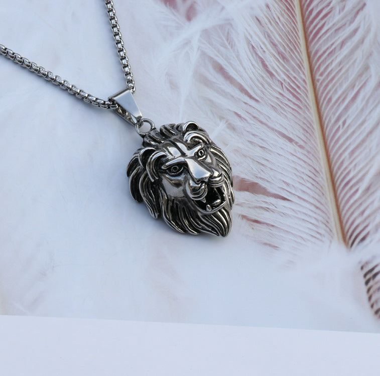 Women's & Men's Titanium Steel Thor Hammer Stainless Viking Necklace