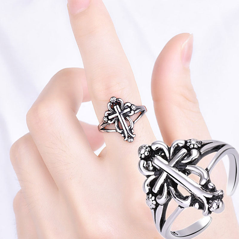 Women's & Men's Power Style Personalized Trendy Punk Retro Rings