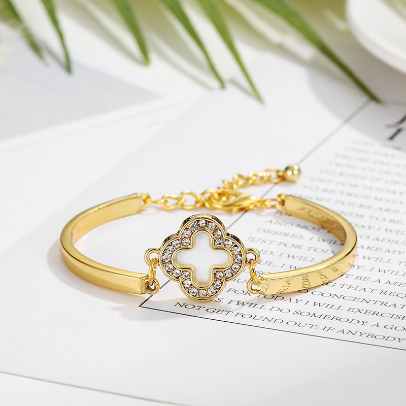 Stall Night Market Zircon Diamond Alloy Bracelets