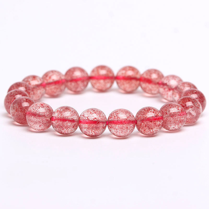 Natural Strawberry Quartz Pigeon Blood Red Bracelets