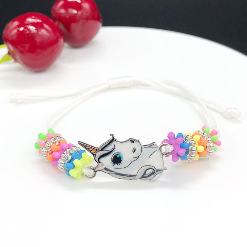 Cute Small Animal Creative Fashion Wax Line Bracelets