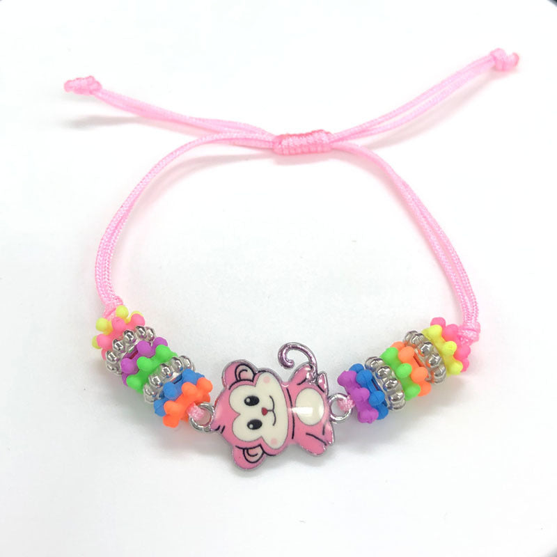 Cute Small Animal Creative Fashion Wax Line Bracelets