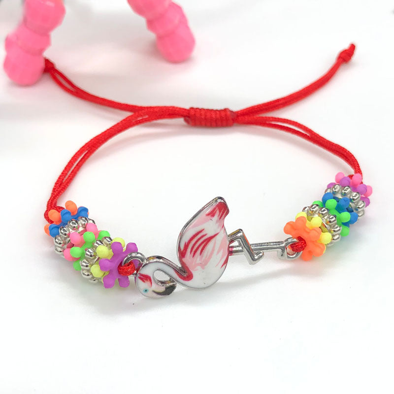 Cute Small Animal Creative Fashion Wax Line Bracelets